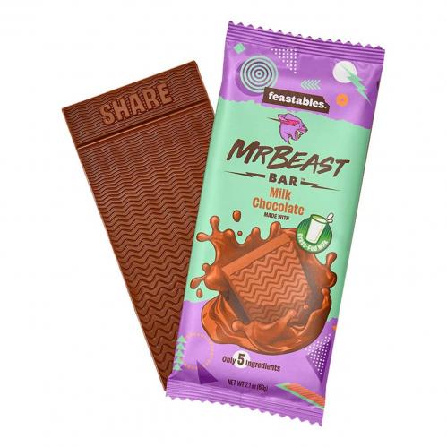 Feastables Mr Beast Milk Chocolate Chokladkaka 60g