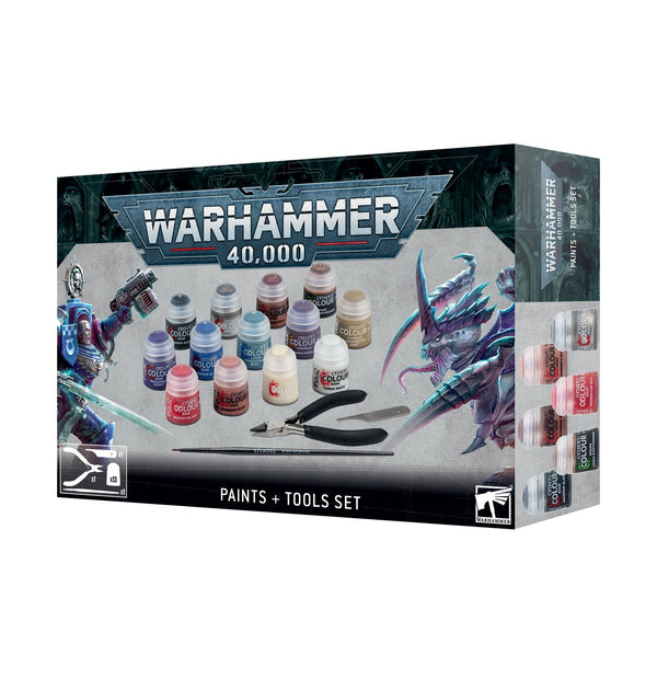 Warhammer: 40K - Paints + Tools Set (2023)