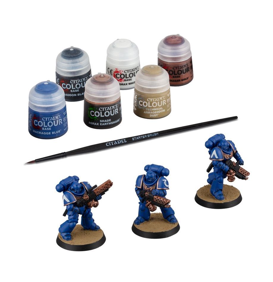 Warhammer 40K - Inferus Space Marines + Paints Set
