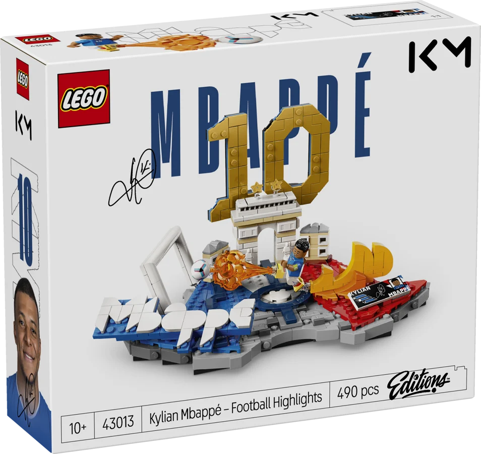 LEGO Editions Football Kylian Mbappé – fotbollshöjdpunkter 43013