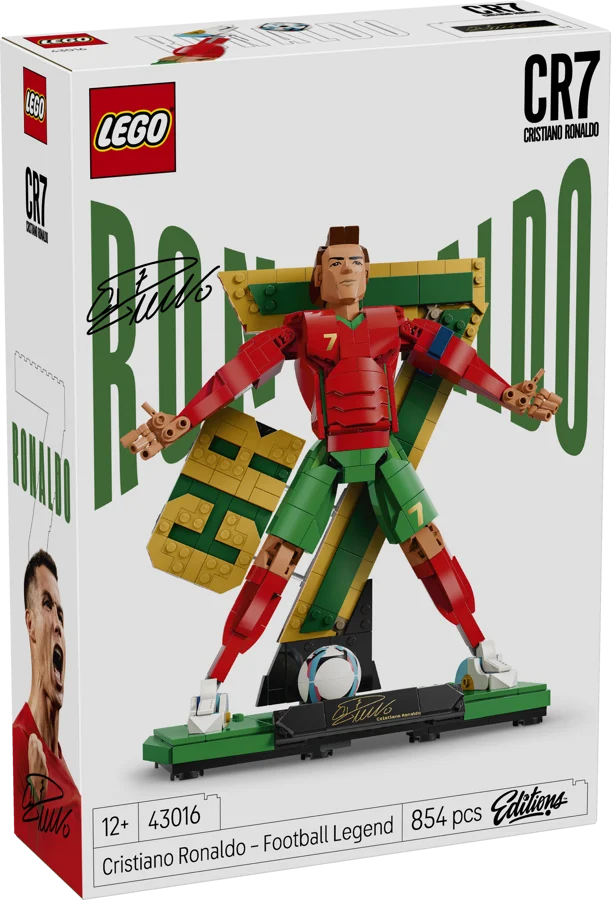LEGO Editions Football Cristiano Ronaldo – fotbollslegend 43016