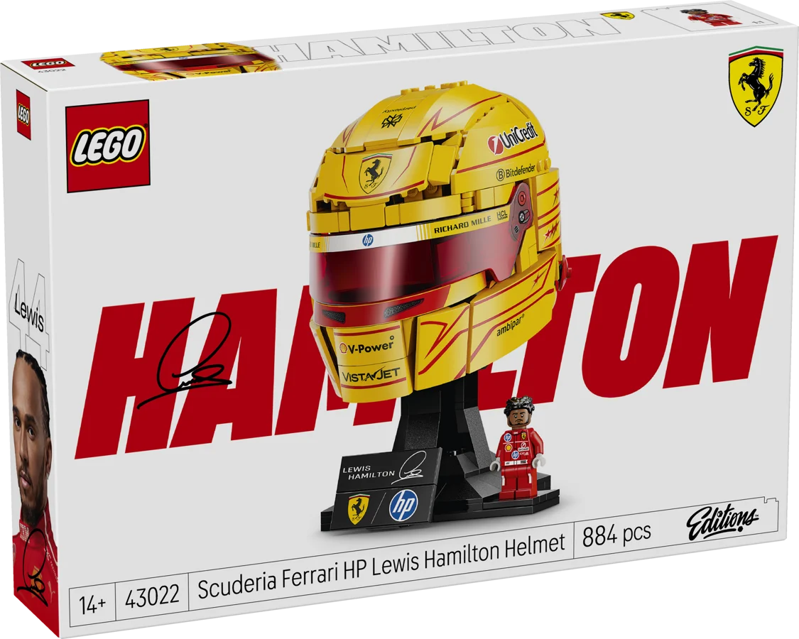 LEGO Editions Formula 1 Scuderia Ferrari HP Lewis Hamilton hjälm 43022