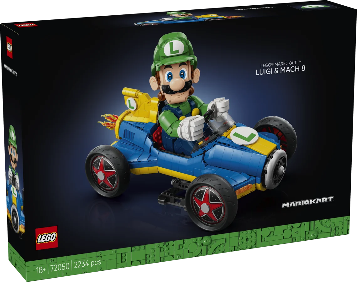 LEGO Super Mario Mario Kart – Luigi och Mach 8 72050