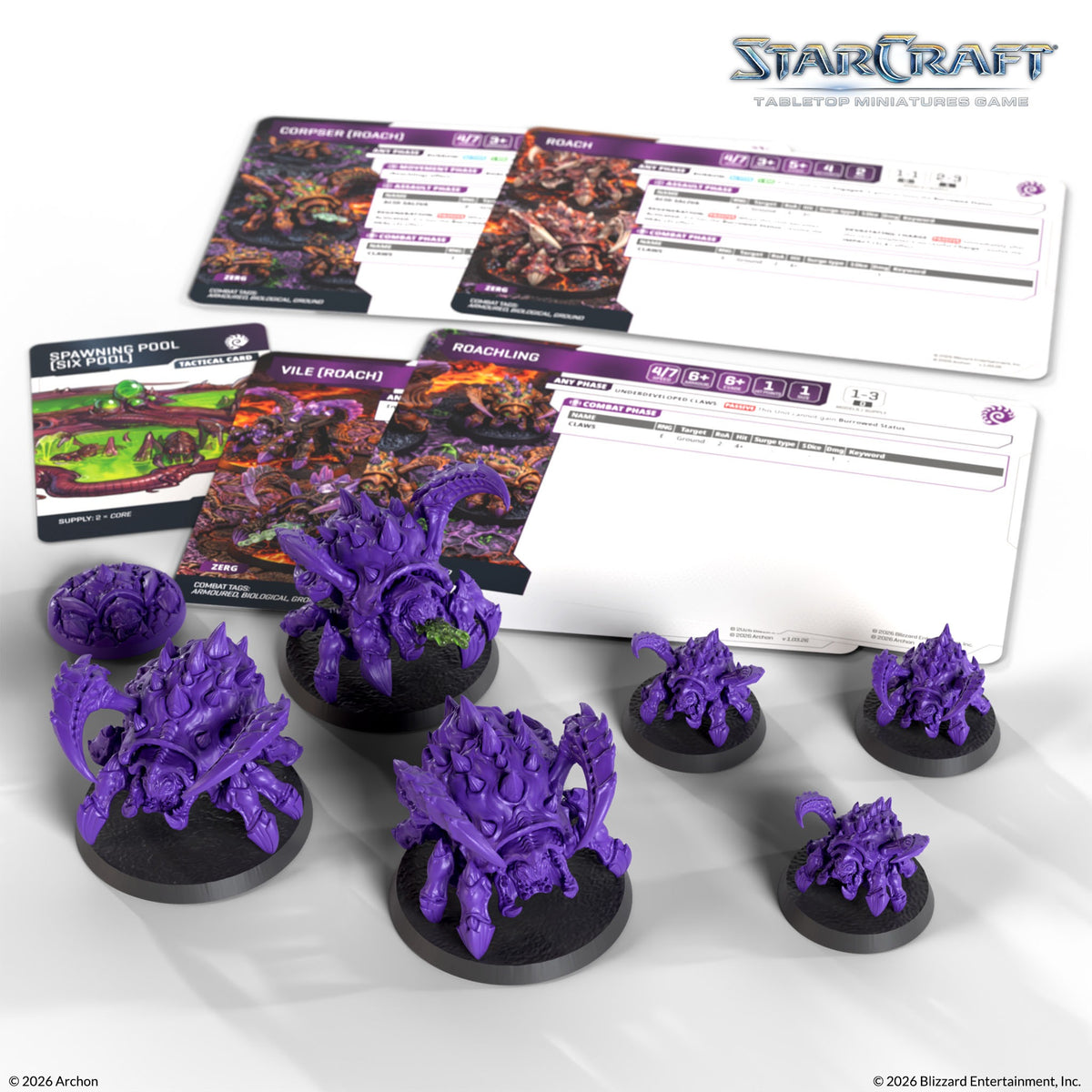Archon Studio - Starcraft TMG: Zerg Expansion Set: Roach