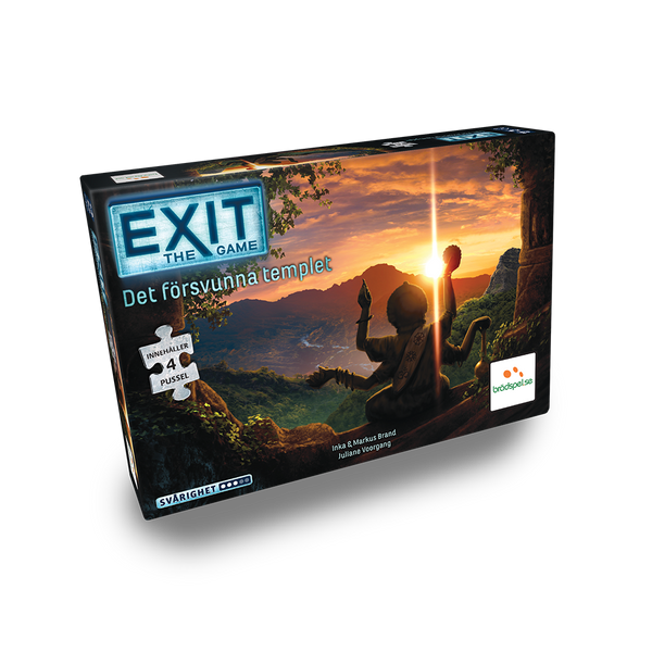 EXIT: The Game + Puzzle 1 - Det Försvunna Templet (Svenskt)