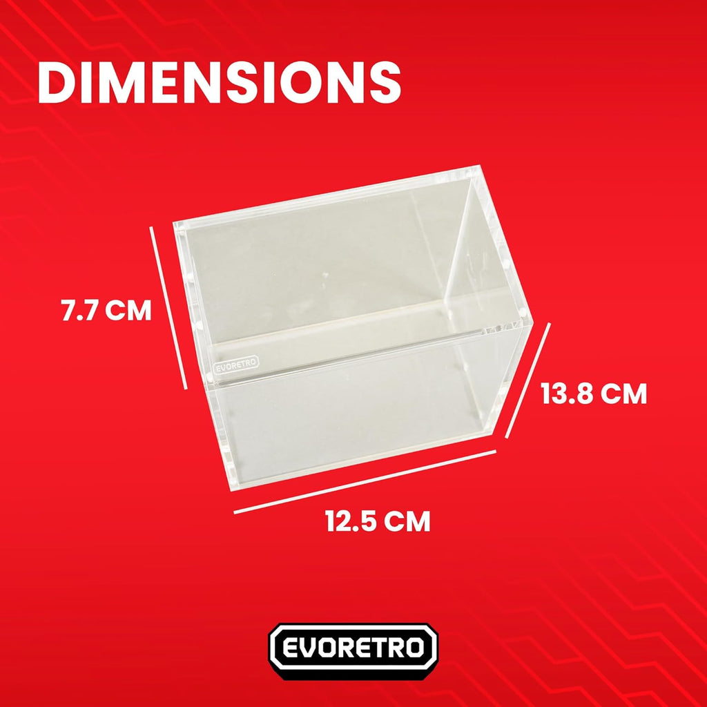 Evoretro Premium Acrylic Display Case for Pokemon Booster Box Display