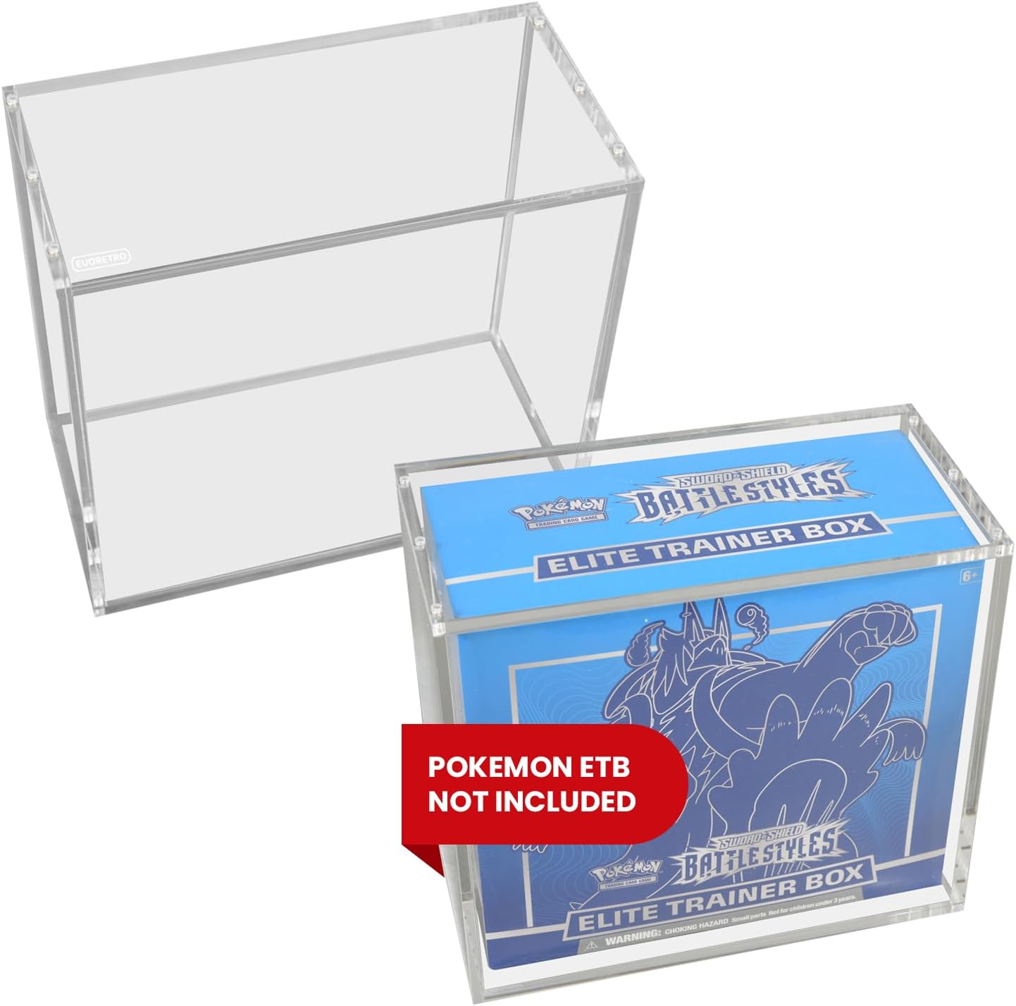 Evoretro présentoir vitrine acrylique Modular 30x30x30cm | MagicFranco