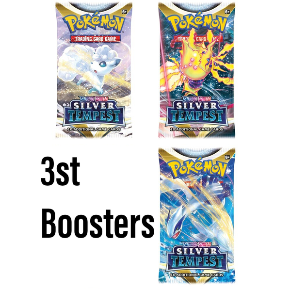 3st Pokemon Silver Tempest Boosters