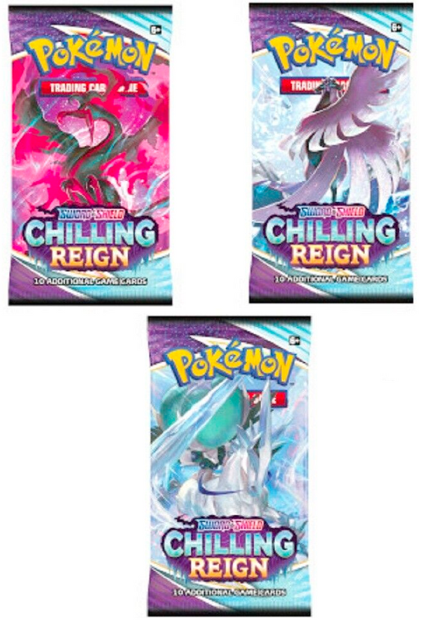 3st Pokemon Chilling Reign Boosters