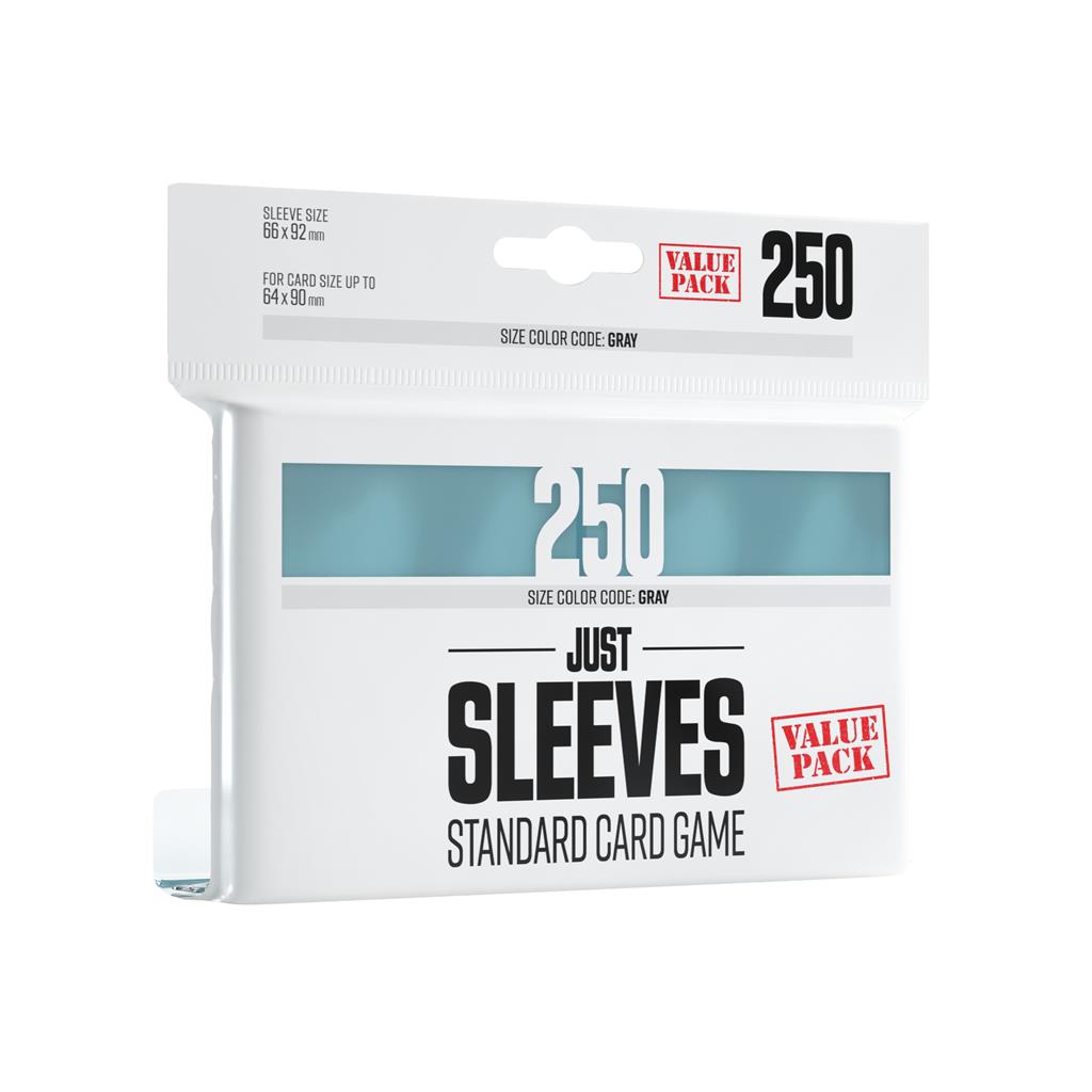 Gamegenic - Just Sleeves - Value Pack Clear (250 Sleeves)
