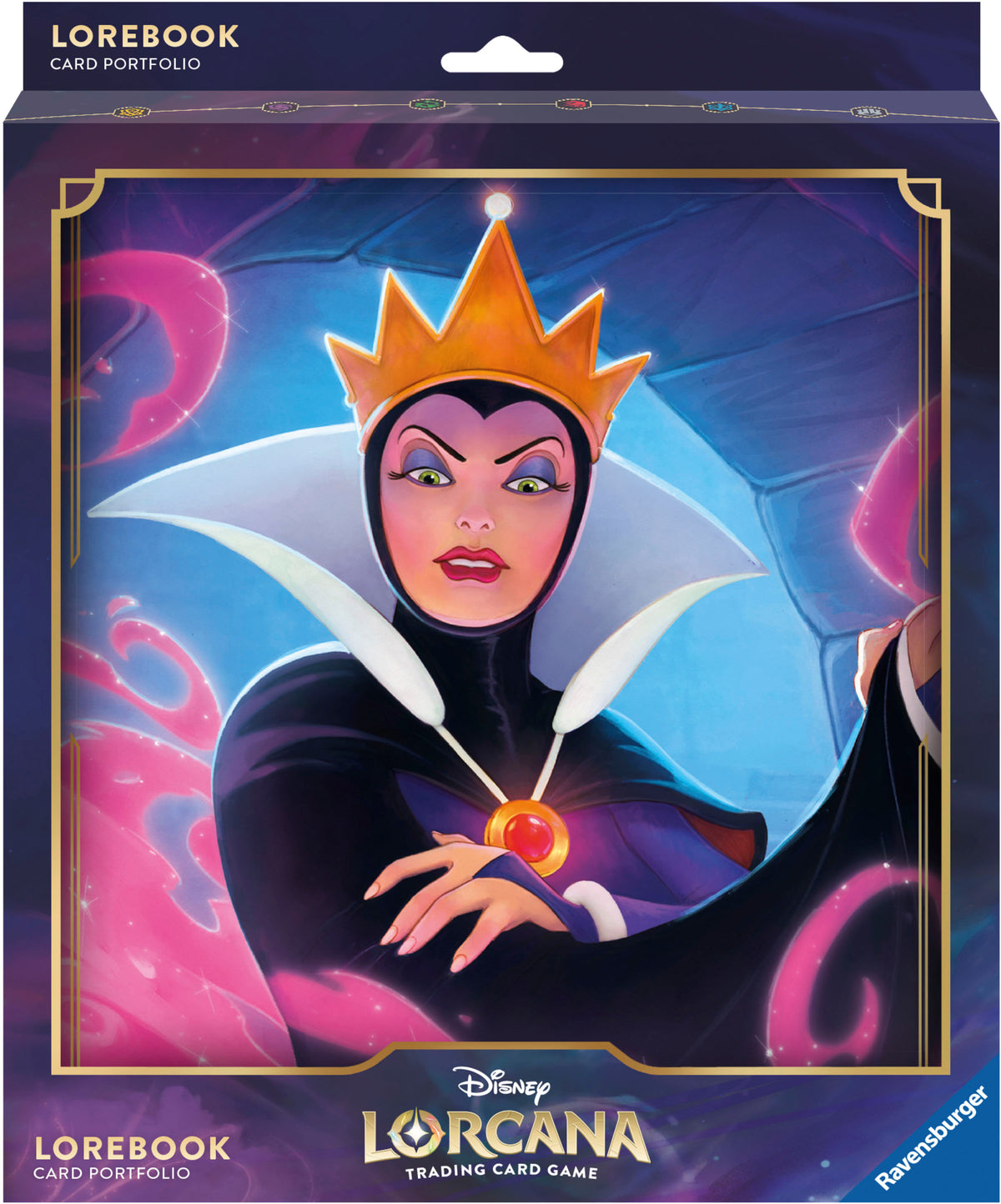 Disney Lorcana TCG: 10 Page Portfolio Samlarpärm (Evil Queen)