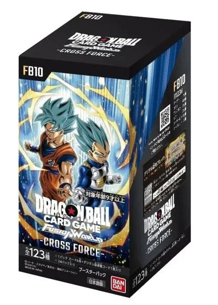 DragonBall Super CG Fusion World FB10 Cross Force Booster Box (24 boosters) (Japansk)