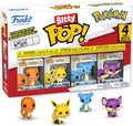 Funko Bitty POP! Pokemon Charmander - 4 Pack (Charmander, Jolteon, Lapras, Rattata)