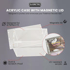 Evoretro Premium Acrylic Display Case for Pokemon Booster Box Display