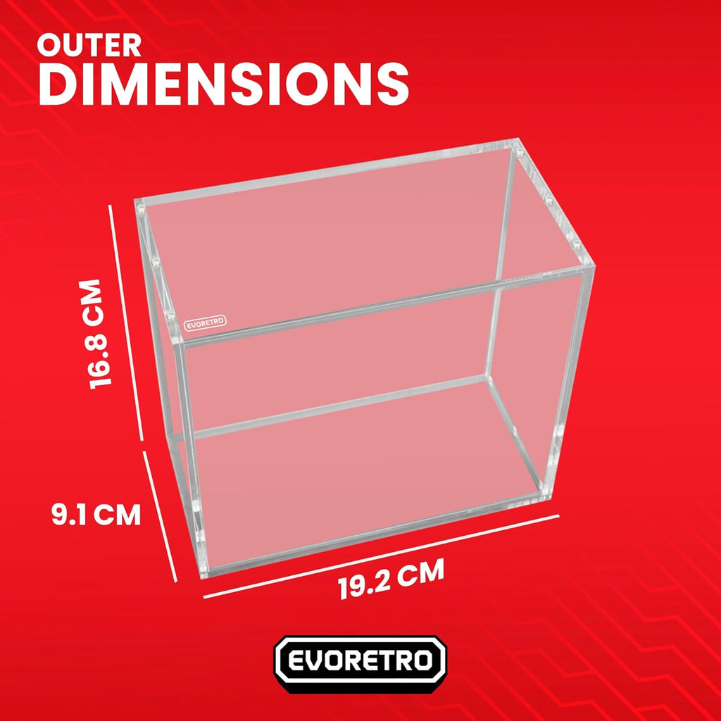 Evoretro Premium Acrylic Display Case for Pokemon Elite Trainer Box (ETB)