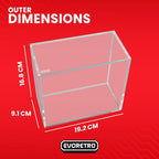 Evoretro Premium Acrylic Display Case for Pokemon Elite Trainer Box (ETB)