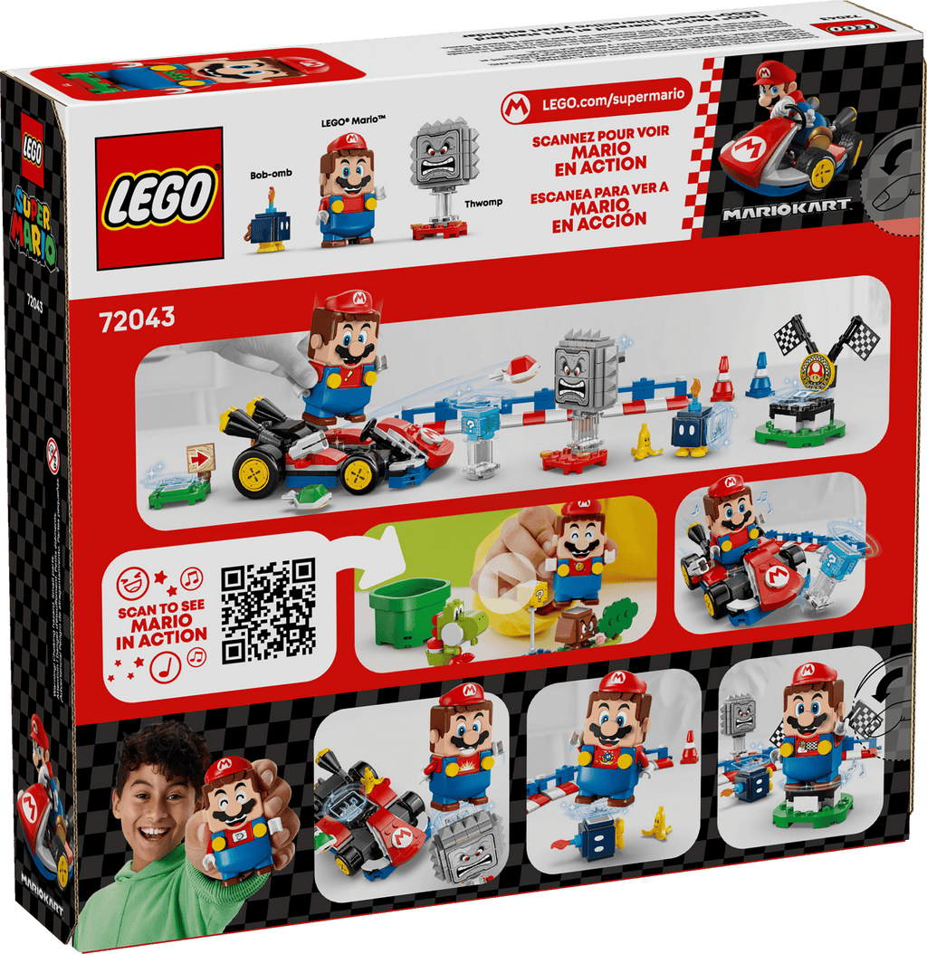 LEGO Super Mario Mario Kart – Interaktiv LEGO Mario & Standard Kart 72043