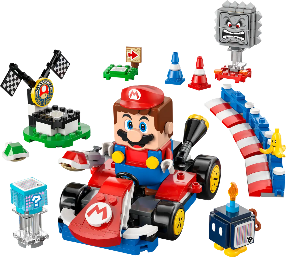 LEGO Super Mario Mario Kart – Interaktiv LEGO Mario & Standard Kart 72043