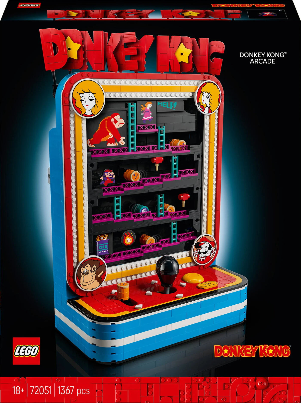 LEGO Super Mario Donkey Kong arkadspel 72051