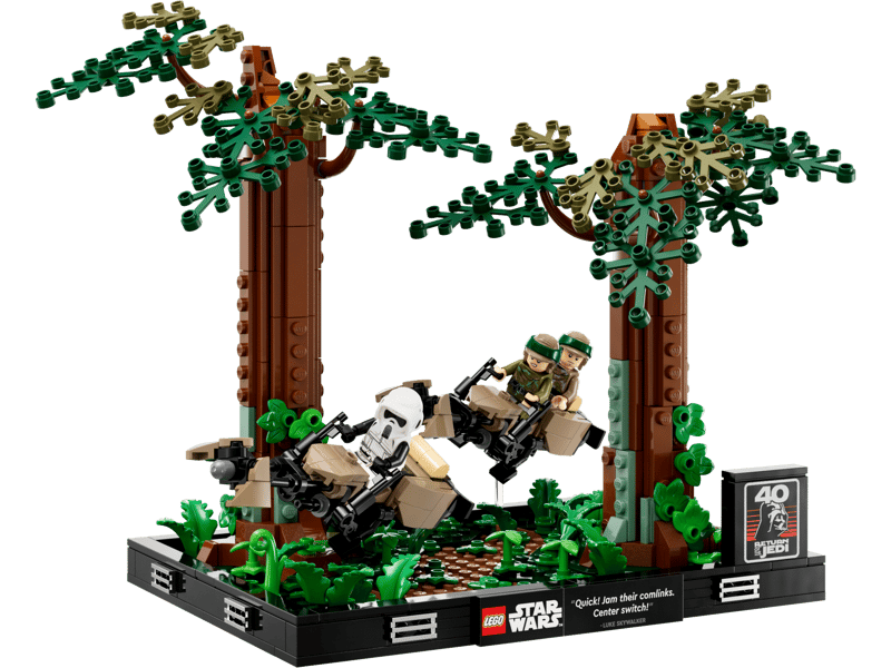 LEGO Star Wars Endor Speeder Chase Diorama 75353
