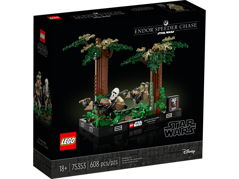 LEGO Star Wars Endor Speeder Chase Diorama 75353