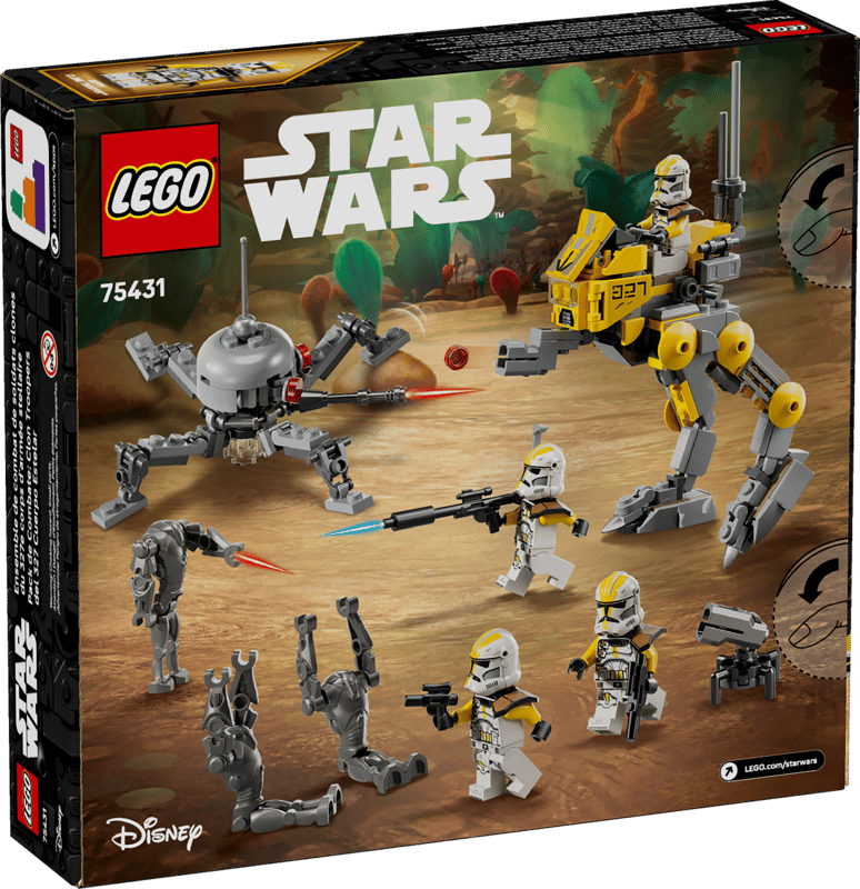 LEGO Star Wars 327th Star Corps Clone Troopers Battle Pack 75431