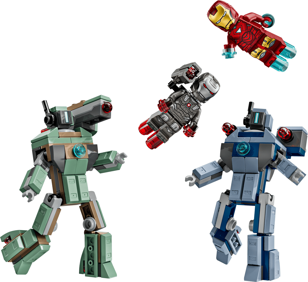 LEGO Marvel Iron Man & War Machine mot Hammer Drones 76320