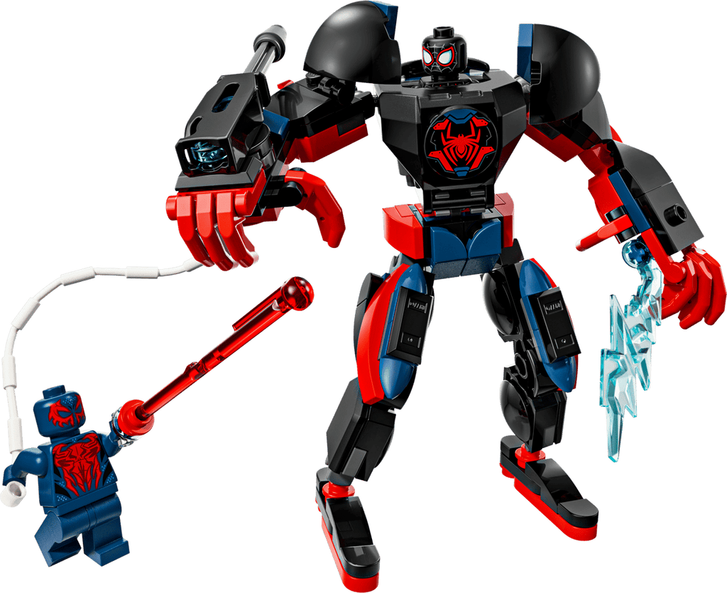 LEGO Marvel Miles Morales robot mot Spider-Man 2099 76337