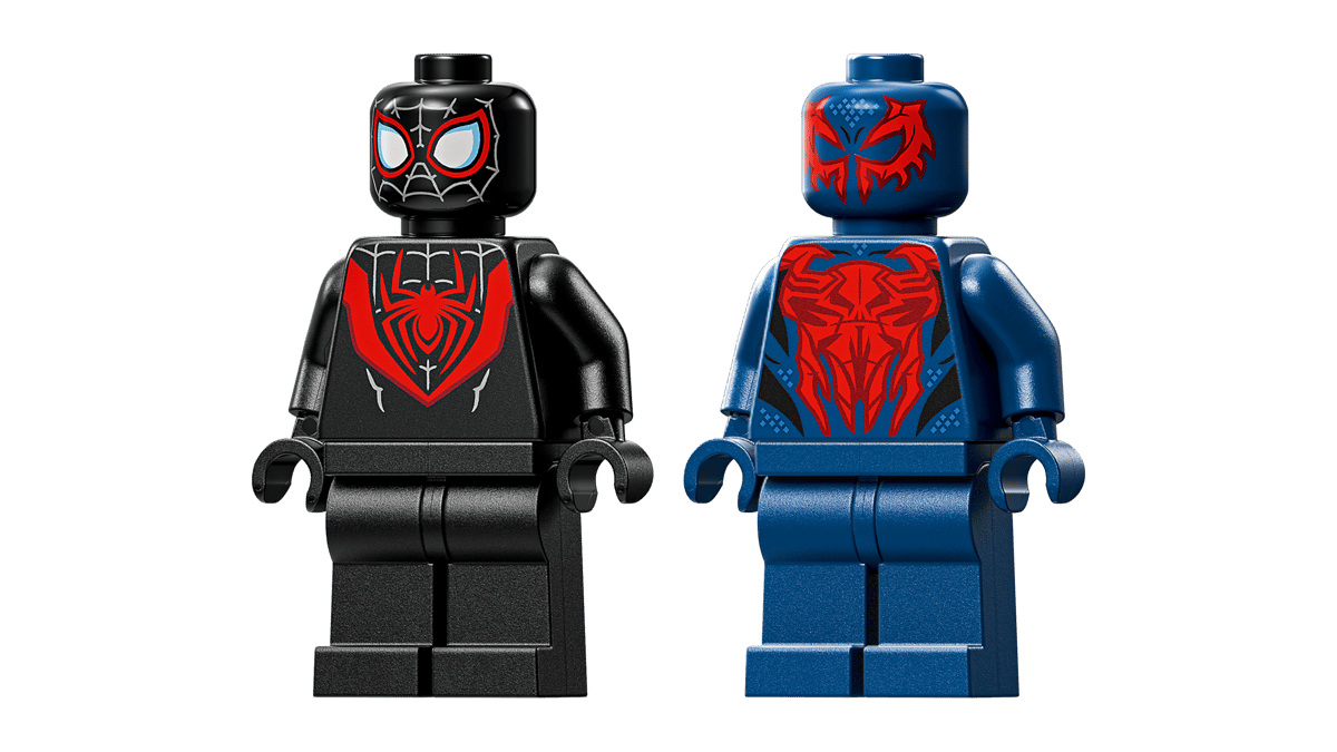 LEGO Marvel Miles Morales robot mot Spider-Man 2099 76337