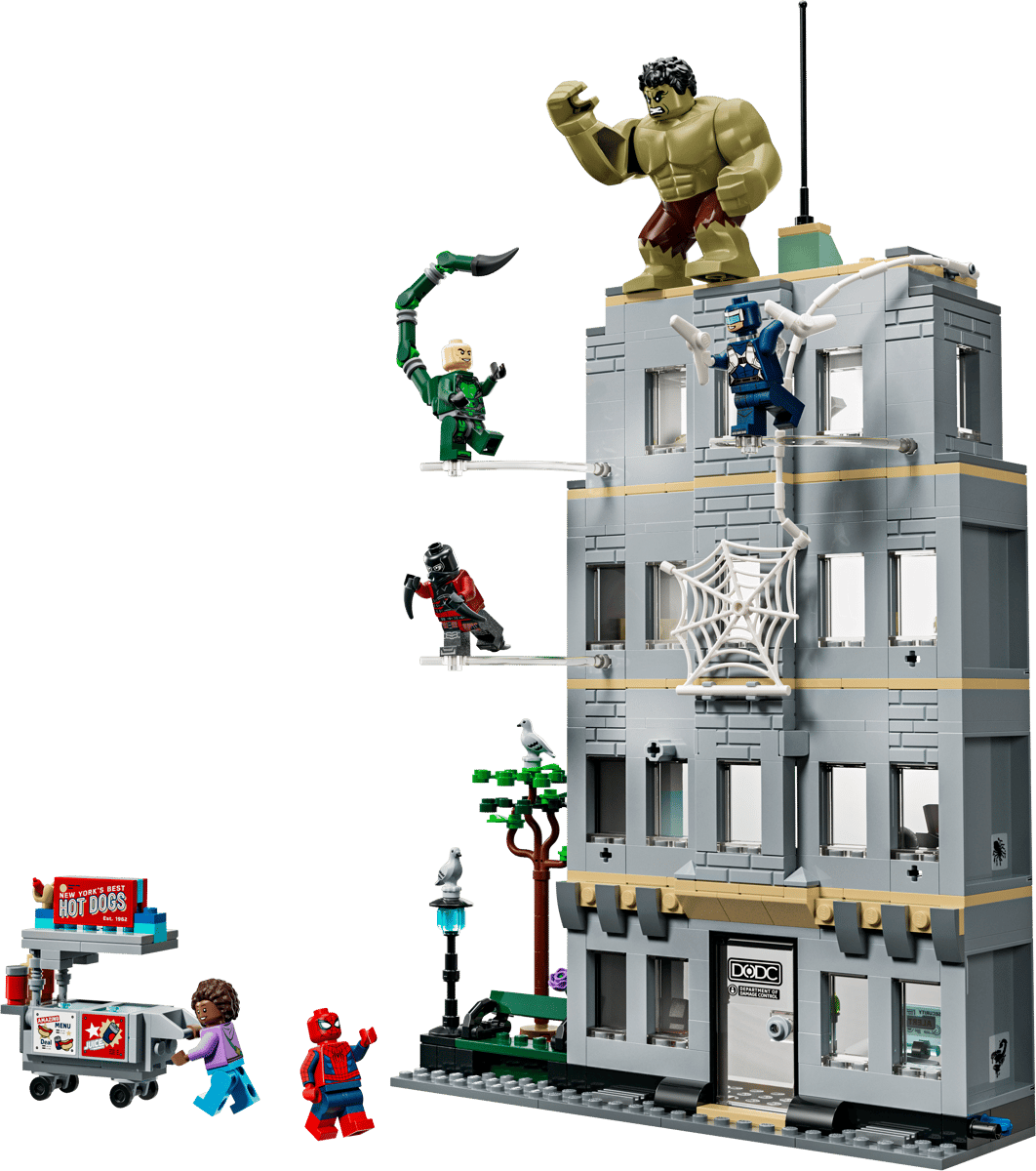 LEGO Super Heroes Episk sammandrabbning med Spider-Man mot Hulk 76350