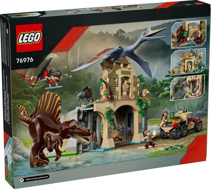LEGO Jurassic World Flyguppdrag med Spinosaurus och Quetzalcoatlus 76976