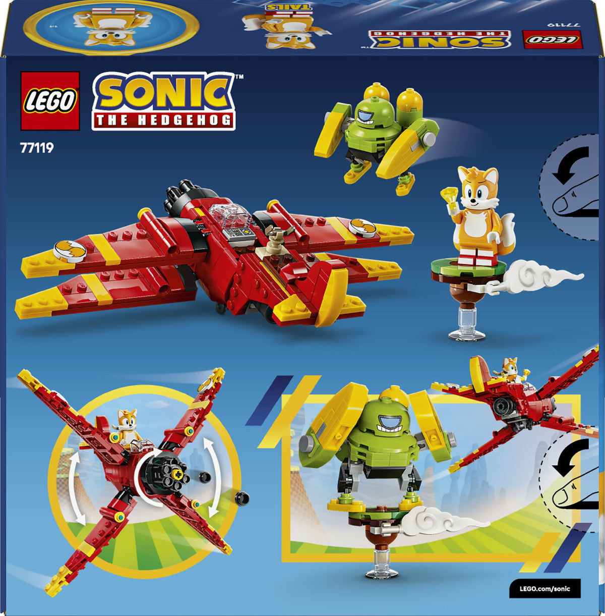 LEGO Sonic Tails Tornado-1 77119
