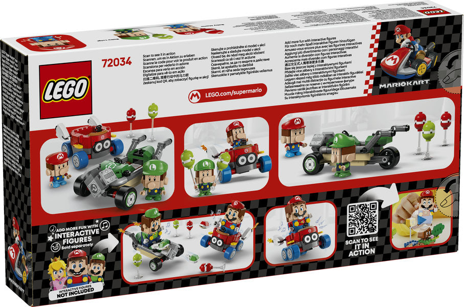 LEGO Super Mario Mario Kart – Baby Mario mot Baby Luigi 72034