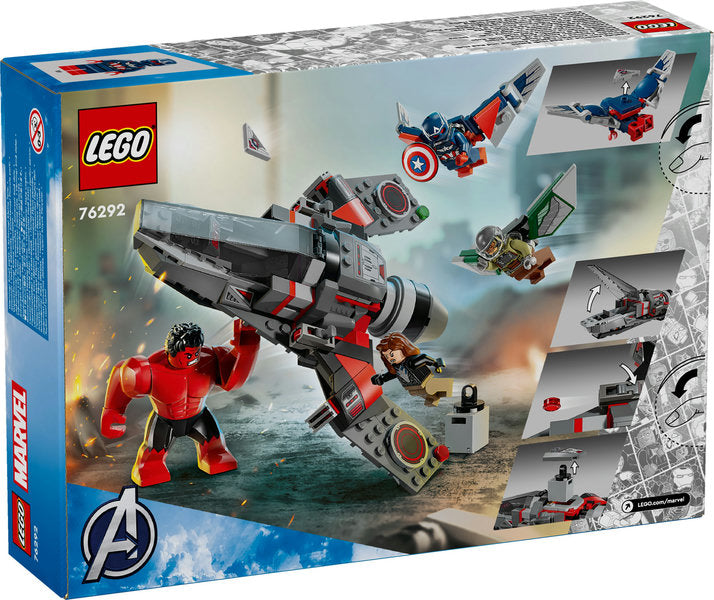 LEGO Super Heroes Captain America mot Red Hulk 76292
