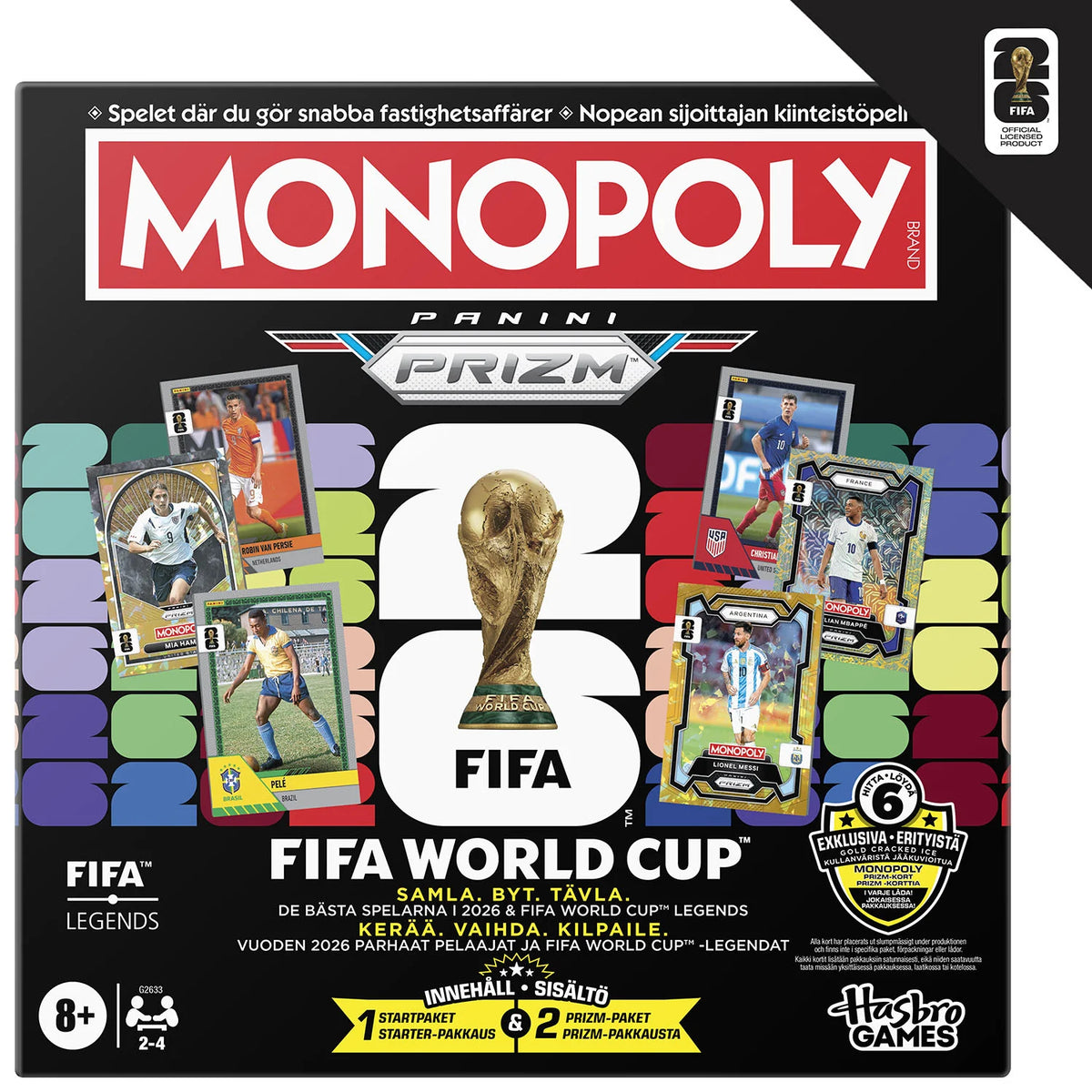 Monopoly Panini Prizm: FIFA World Cup 2026
