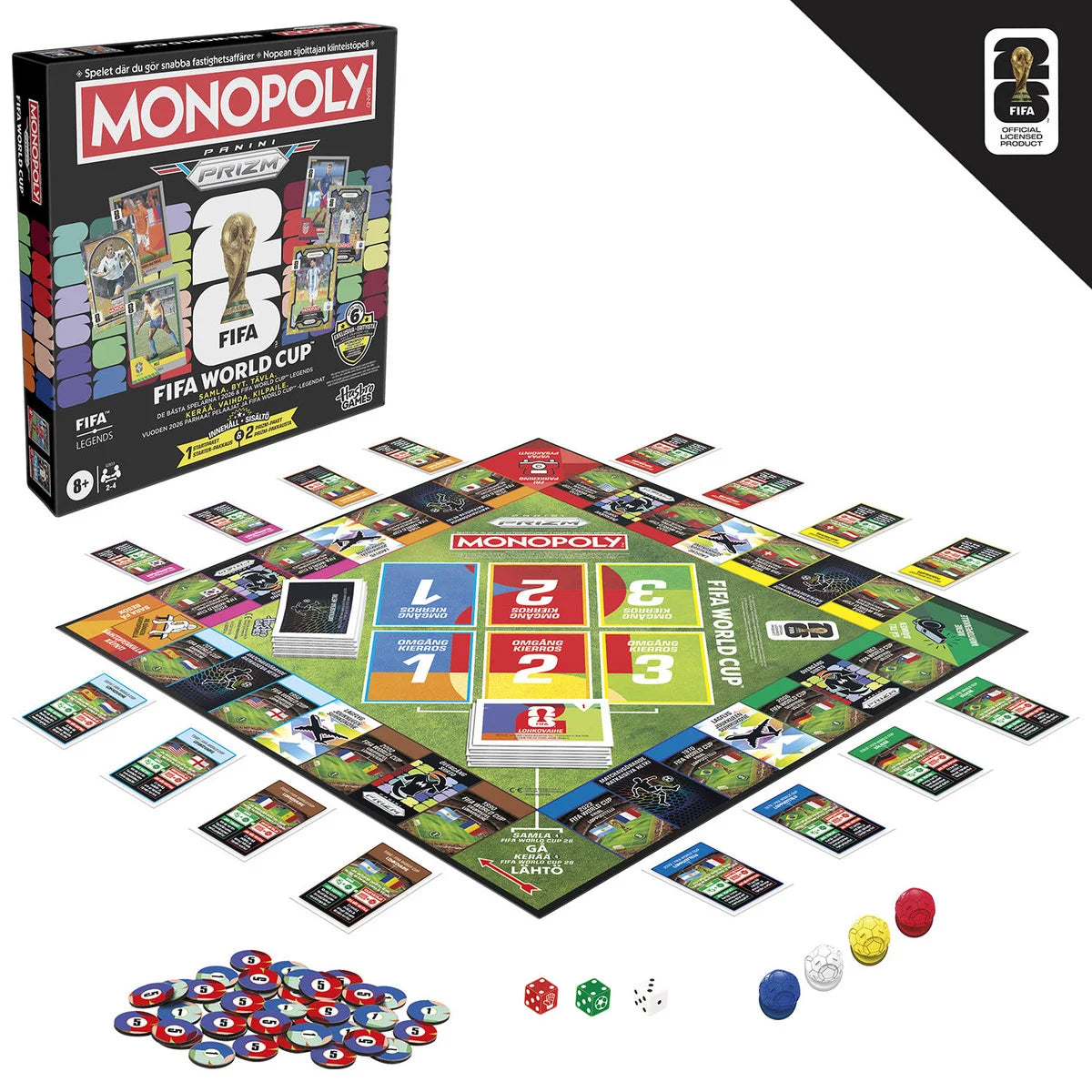 Monopoly Panini Prizm: FIFA World Cup 2026