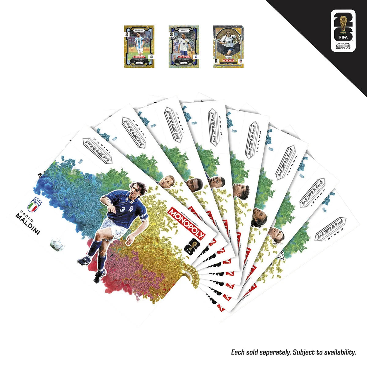 Monopoly Panini Prizm: FIFA World Cup 2026