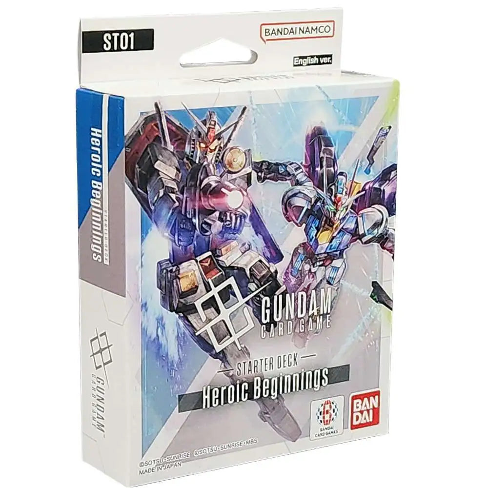 Gundam Card Game - Heroic Beginnings Starter Deck ST01 (Blue & White)