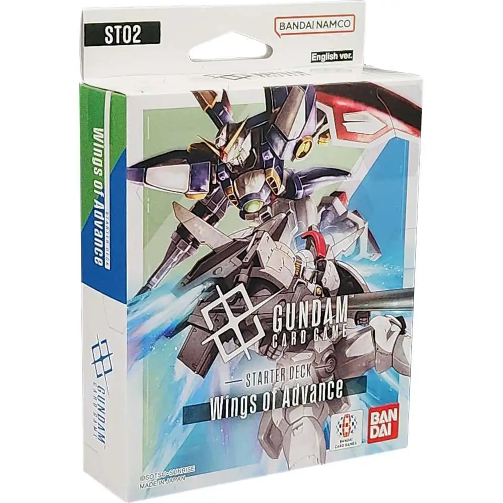 Gundam Card Game - Wings of Advance Starter Deck ST02 (Green & Blue)