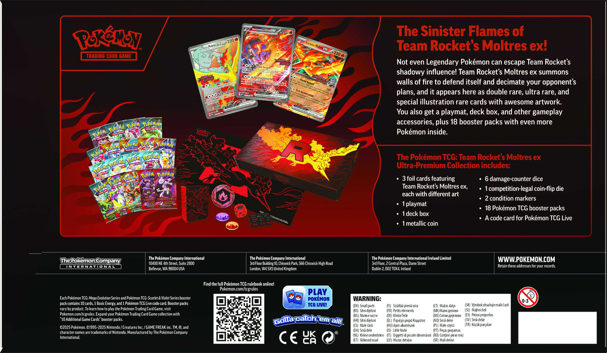 Pokemon Team Rocket's Moltres ex Ultra Premium Collection