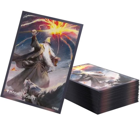 Magic: The Gathering The Hobbit Premium Art Sleeves - Gandalf Shadow's Foe