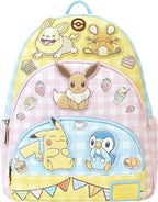 Loungefly Pokemon Cafe Triple Pocket Ryggsäck