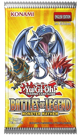 Yu-Gi-Oh! Battles of Legend: Monster Mayhem 1st Edition Booster