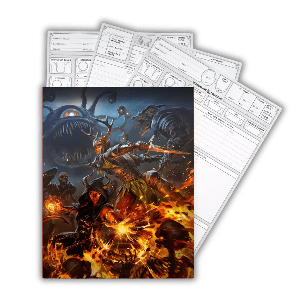 Dungeons & Dragons RPG Character Sheets - Karaktärsblad 2024