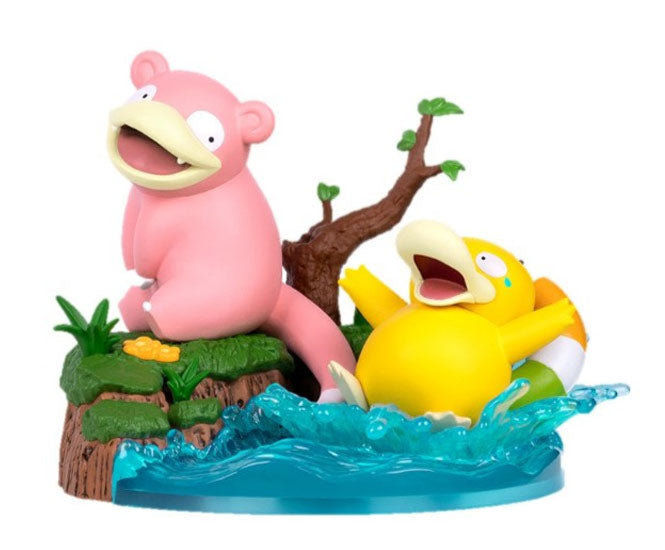 Pokemon Funism Prime Figure Psyduck and Slowpoke 20cm