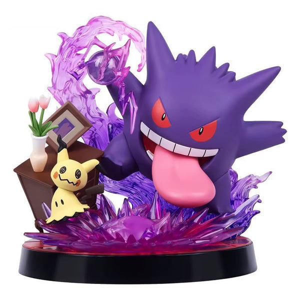 Pokemon Funism Prime Figure Gengar and Mimikyu 20cm