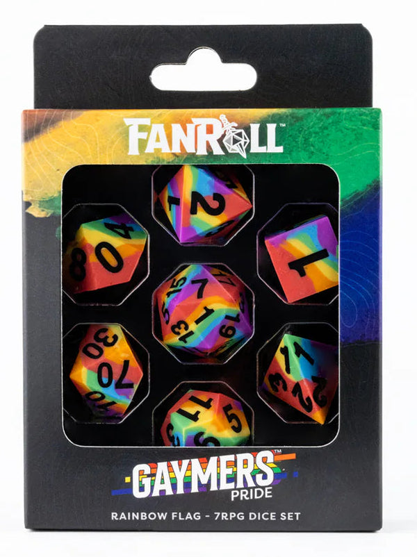 Fanroll MDG Dice Set Pride Rainbow Flag