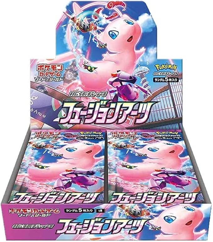 Pokemon Sword & Shield Fusion Arts Booster Box Display (Japansk)