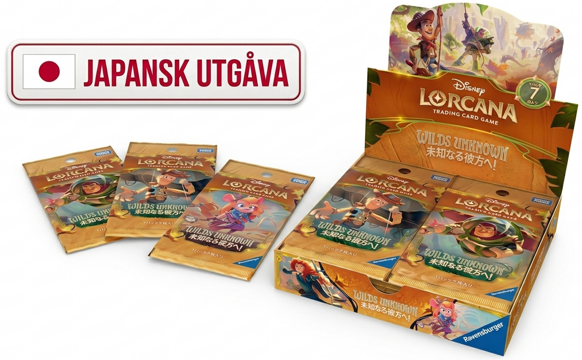 Disney Lorcana: Wilds Unknown Booster Pack Display (Japansk)