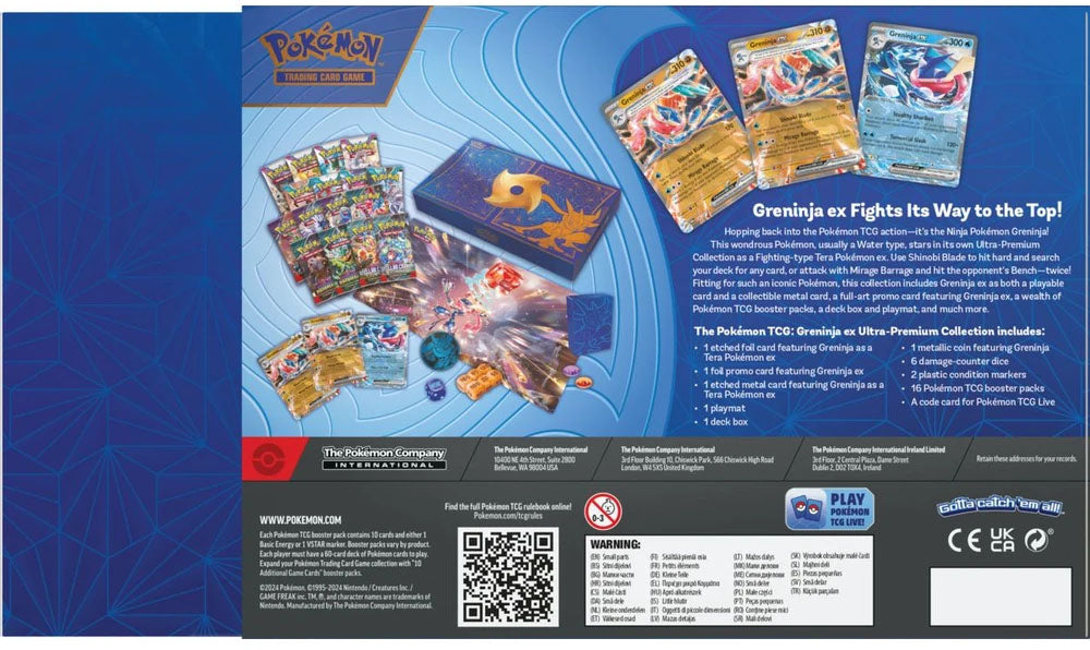 Pokemon - Greninja ex Ultra-Premium Collection (16 boosters)